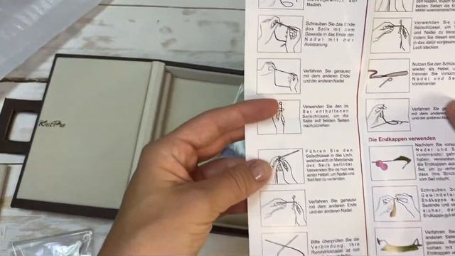 Набор съемных деревянных спиц KnitPro Symfonie Rose Deluxe распаковка смотреть онлайн