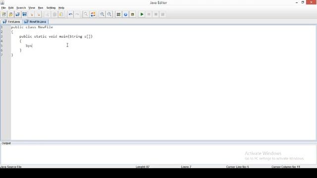 Java Editor | Editor using Java Swing/AWT смотреть онлайн