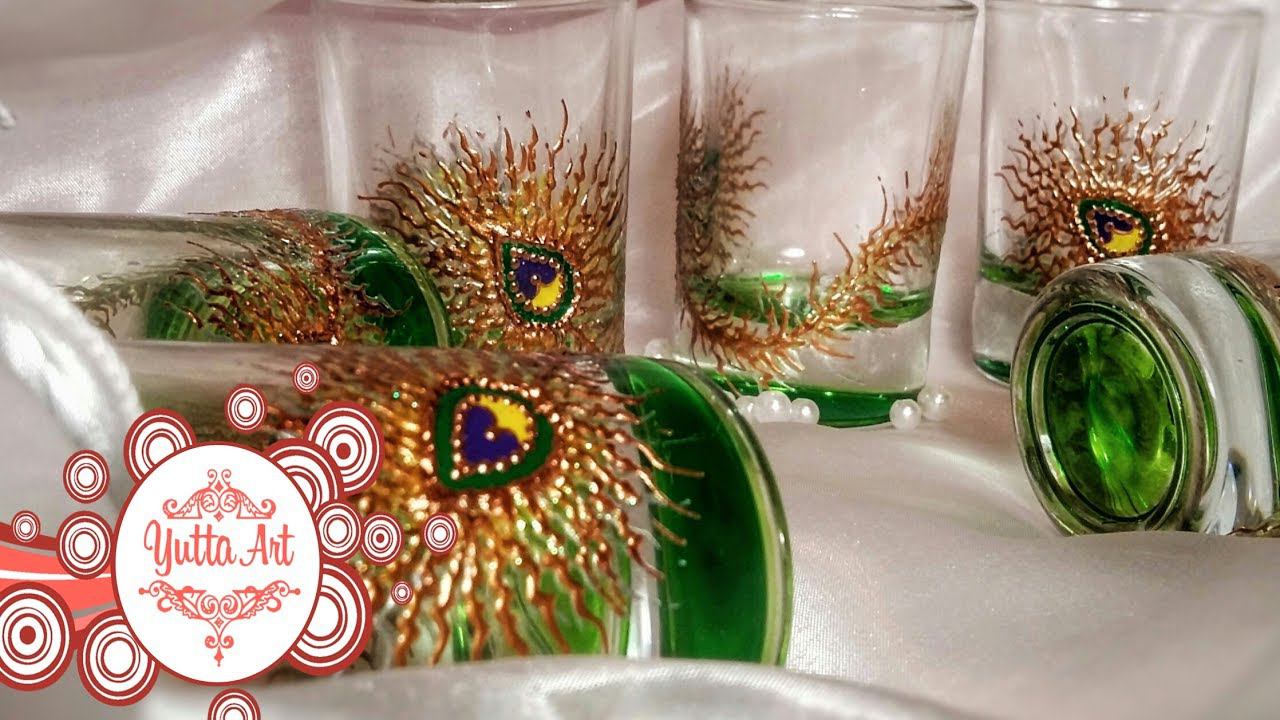 Рюмки своими руками. Художественная роспись по стеклу смотреть онлайн