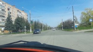 Весна в Краматорске,апрель 2023г.Поездка по городу (ул.Врачебная, Юбилейная, Стуса, Маяковского)