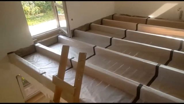 Пароизоляция пола.