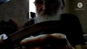 Реставрация и заточка охотничьего ножа от Кизляр.
