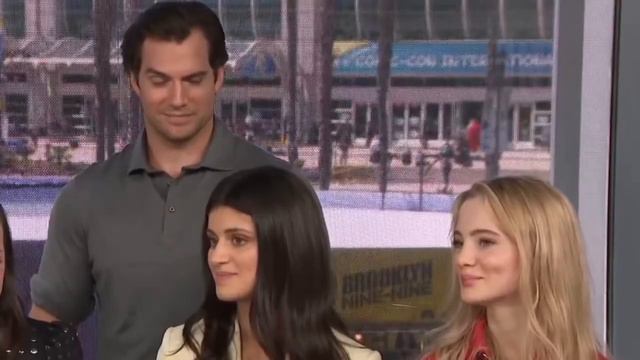 Henry Cavill and Freya Allan cutes moments