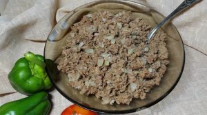 Мясная начинка из говядины для пирогов, пирожков и блинчиков
