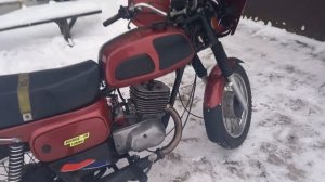 Первый пуск Восход  3м-01 после установки поршня Ямаха DT 175
