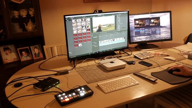 Mac Mini M2, Ultrastudio Monitor 3G, Atem Mini, Hyperdeck Shuttle 2, Resolve , USB to HDMI converte смотреть онлайн