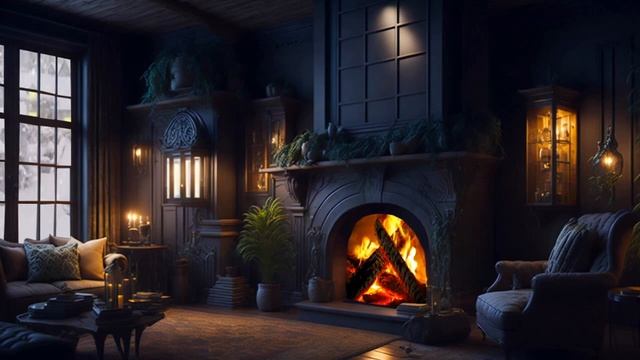 1 час Большой камин в этом уютном шведском доме создает тепло и уют, особенно когда за окном метель смотреть онлайн