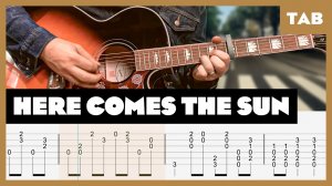 The Beatles (George Harrison) - Here Comes the Sun - Chords | Guitar Tab | Lesson | Cover | Tutorial