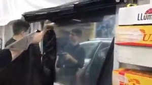 Тонировка без разбора и снятия за 45 минут. Тойота Рав4, тонировочная пленка SUNTEK (Сантек)