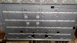 LG 47LB561V - замена LED подсветки ТВ (мигает). replacement of LED TV backlight.