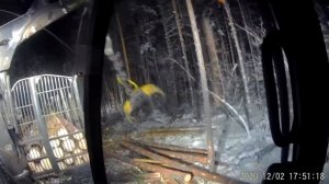 Ponsse форвардер погрузка