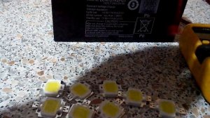 Светодиоды 10Вт 12В,распаковка подключение