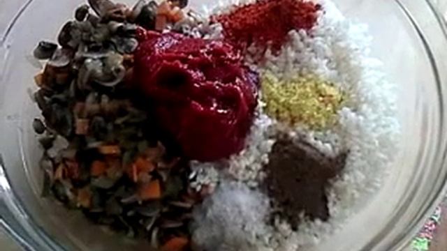 Голубцы с грибами. Очень вкусные.