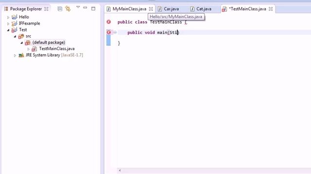 Java Eclipse создание проекта   пример