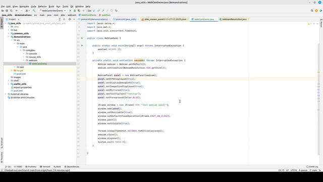 Working via java with web cam. How to run thru java web cam? How to take photo via web cam? L28 смотреть онлайн