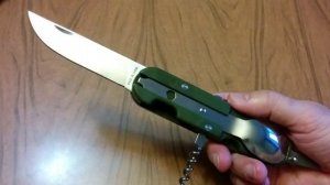 Нож складной с ложкой и вилкой .Обзор.