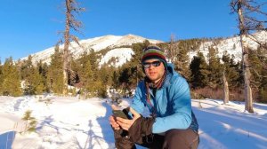 Вдвоем на ПИК НОВОКШЕНОВА / непроходимый снег / лавиноопасные кулуары