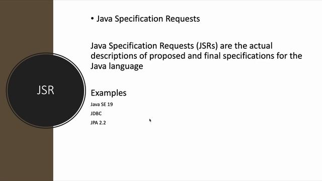 Java Language Part 2 - Java JCP , JSR