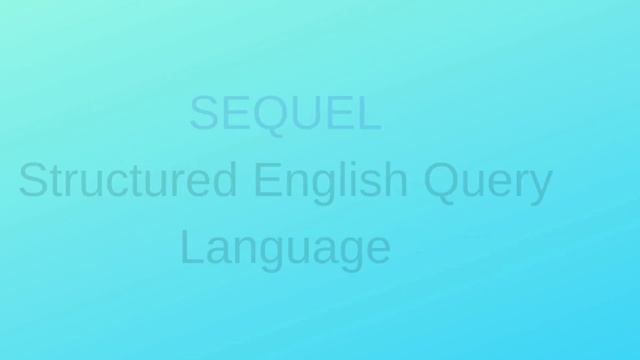 Full forms of Sql Dbms Rdbms Pl/SQL SQUEL
