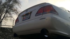 Toyota crown athlete grs180 банки HKS(реплика) звук выхлопа