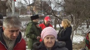 Встреча противников строительства рудника с жителями Отважного