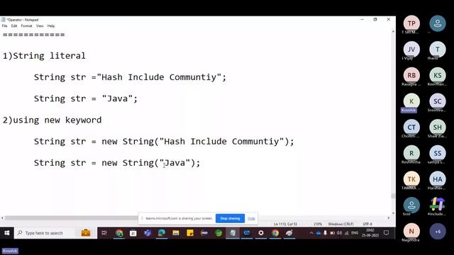 "Java String Tutorial: Mastering String Manipulation in Java in telugu