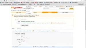 Как отменить заказ на Aliexpress