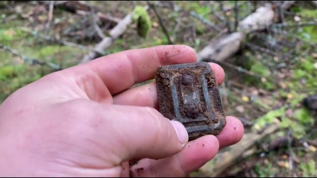 Немецкий знак!!!!!!!Находки на немецких позициях!!!леснойскобарь2022 лескоп