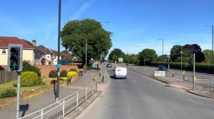 Taking the double-decker bus from London Victoria Station to Legoland Windsor - Green Line Bus 702