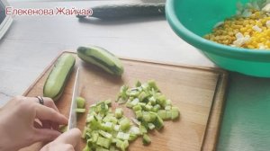 Оливье салат казакша