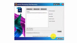 How to recover PSD/PSB/PDD files in Photoshop CC2018 using SysInfo Photoshop Recovery