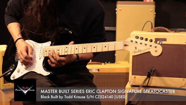 【中古】Fender CS MBS Eric Clapton Stratocaster Black Built bu Todd Krause 【S/N CZ524140】 смотреть онлайн