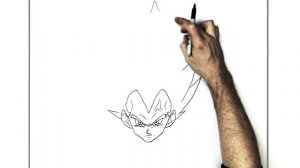 How To Draw Vegeta SSJ Blue Evolution | Step By Step | Dragonball