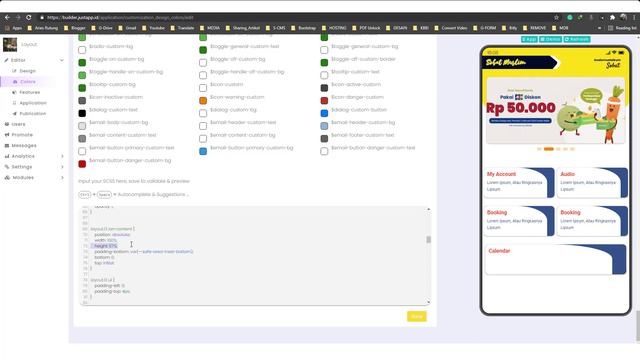 Modifikasi Layout 3 - JustApp