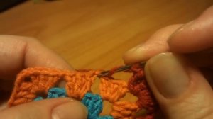 Бабушкин квадрат "Grandmother" square Crochet