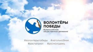 Заставка Волонтёры Победы 2017   1 минута