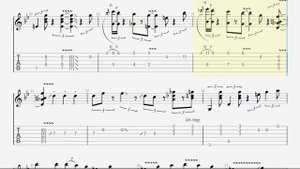 Pink Panther theme TAB - classical guitar tabs (PDF + Guitar Pro)