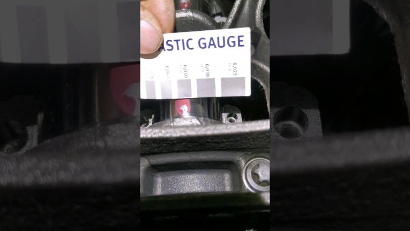 Проверка зазоров коленвала Plastic Gauge gaga пластигага Пластигейдж kolbenschmidt ledy
