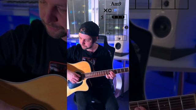 Аккорд Am по красоте #fingerstyle #гитара #аккордынагитаре #урокиигрынагитаре #гитарист