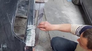 Восстановление бампера.