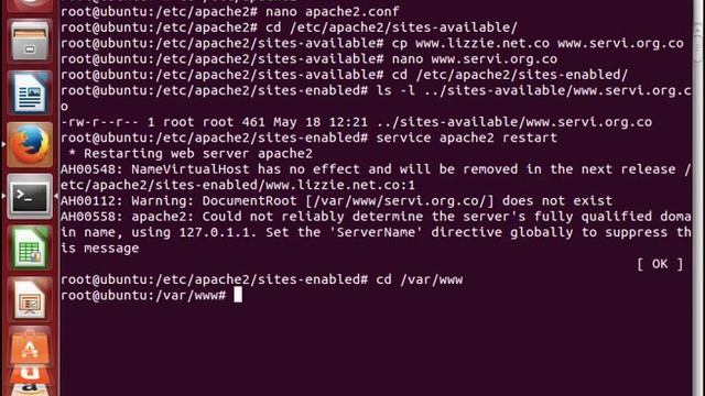 CONF APACHE2 UBUNTU смотреть онлайн