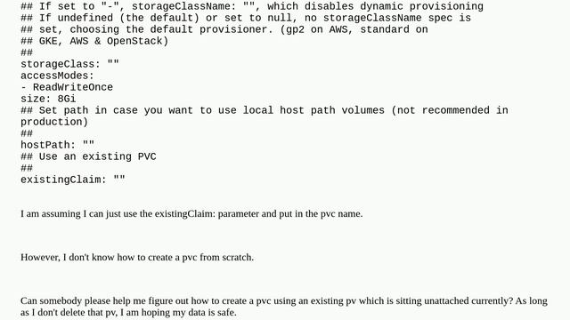 How to create pvc using existing pv? смотреть онлайн