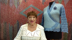 Кофточка "Голубая фиалка". Мастер-класс по вязанию крючком от О. С. Литвиной.