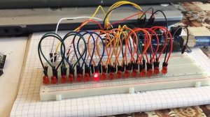 Arduino и микросхема К155ИД3 - Бегущий огонёк