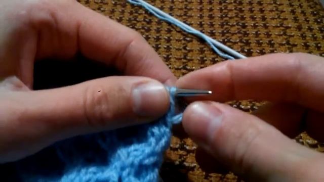 Узор спицами Крупные соты. Pattern spokes large cell смотреть онлайн