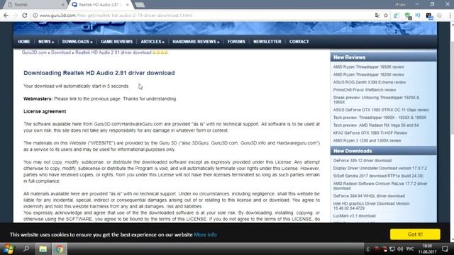 Пропал диспетчер Realtek HD, как его установить? смотреть онлайн