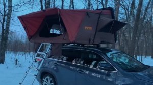 Обзор палатки на крышу автомобиля Kampina210