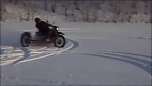 Зимой на урале. Дрифт