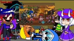 Undertale reacts to Sonic.exe vs Tabi || FNF mod || Neon1094