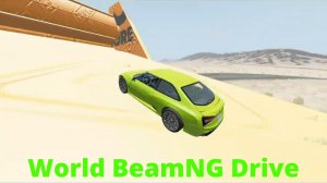 Огромные ролики и машины #2 - BeamNG Drive | World BeamNG Drive